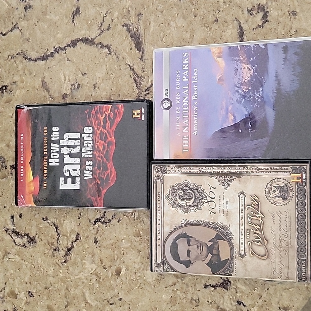 History Channel Educational d v d's